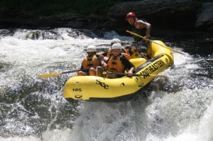 Whitewater rafting for teens in North Carolina