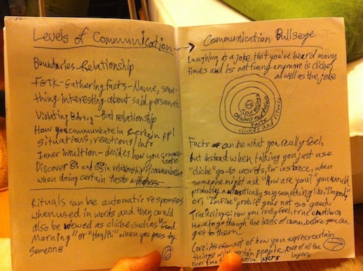 Student journal from Wildwood School's October 2014 NCOAE Custom Course in Joshua Tree National Park.