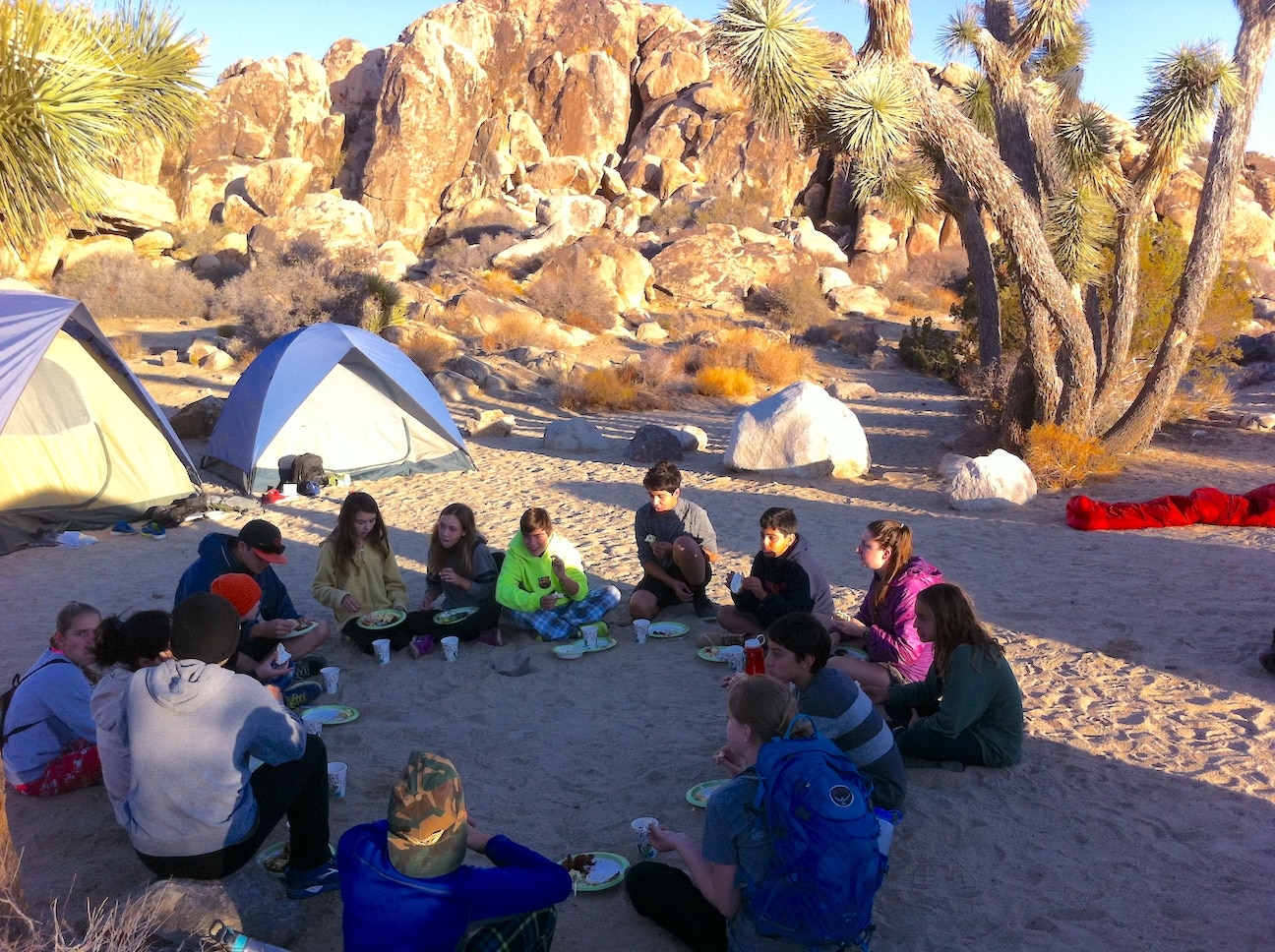Outdoor Education Student Circle