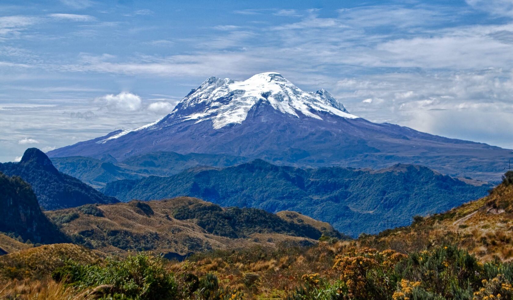 Cotopaxi volcano.