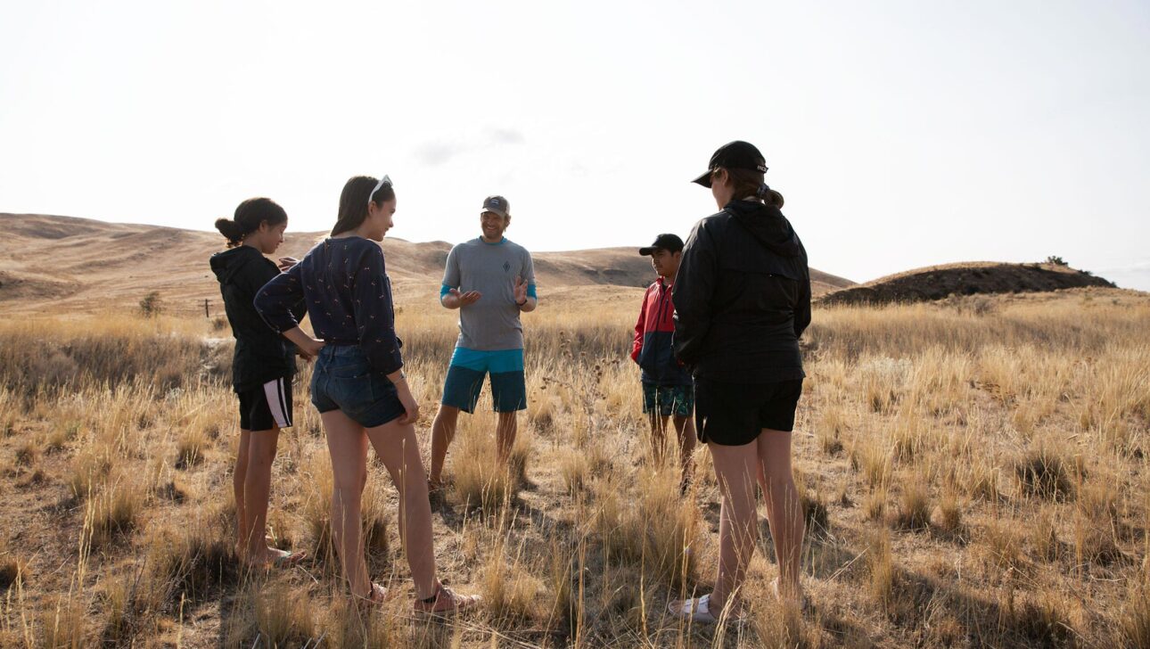 A group of students and an NCOAE instructor.