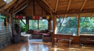 A lounge area in the NCOAE Ecuador basecamp.