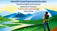 The cover of a book on outdoor and adventure-based experiential education.