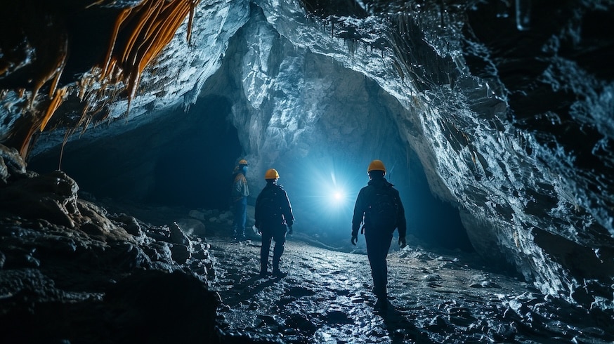 Rescuers in the Thailand cave rescue from 2018