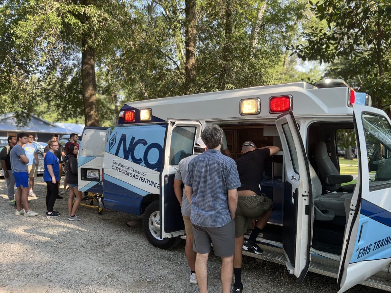 Idaho NCOAE van for intensive EMT training