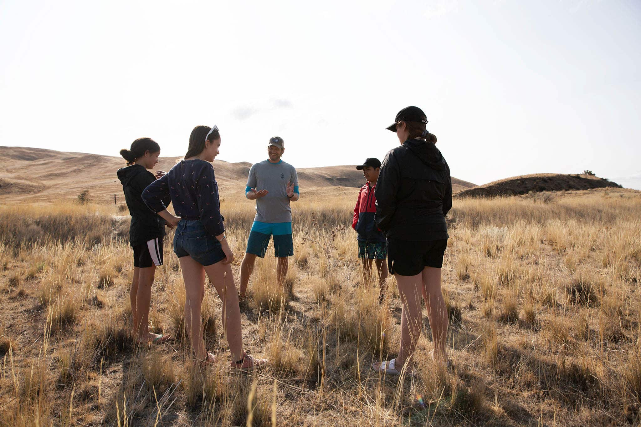 class in grassy hills.