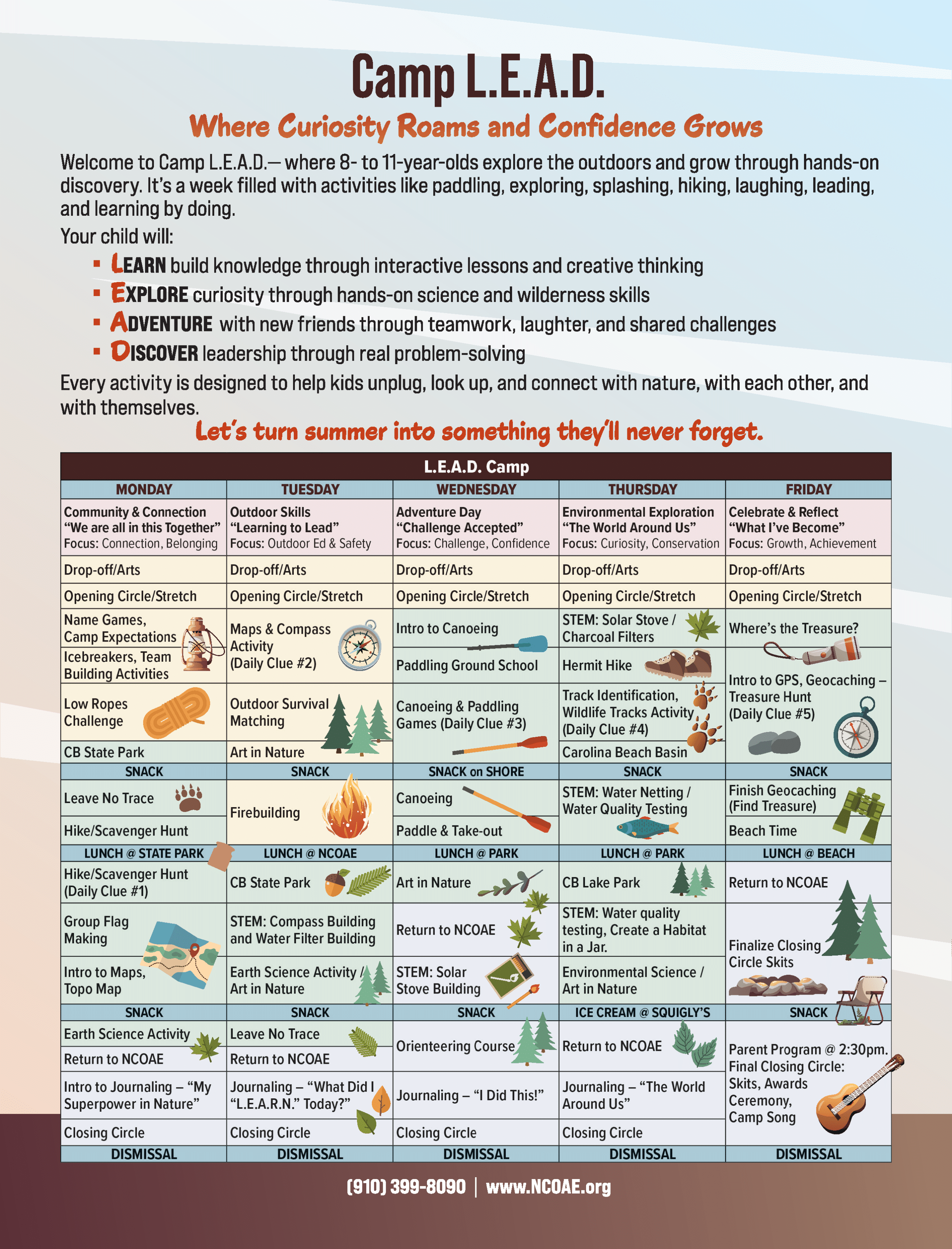 camp flyer page 2.